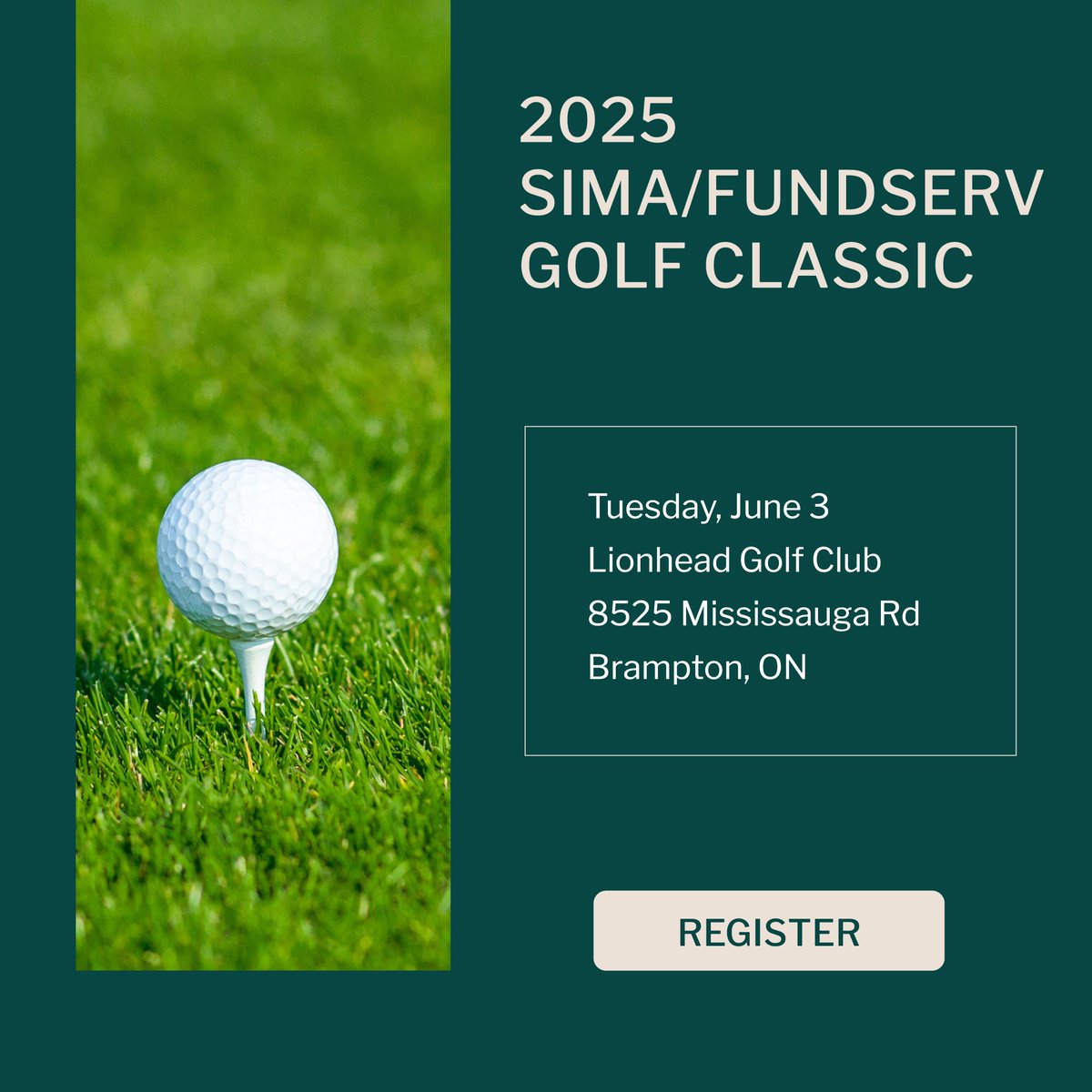 🏌Registrations are open for our annual golf classic! 

Join us for some friendly competition and connect with industry professionals, while raising funds for a good cause. 

All proceeds from the tournament will be donated to JA Canada. 

Register now: golf.sima-amvi.ca/sima-fundserv-…