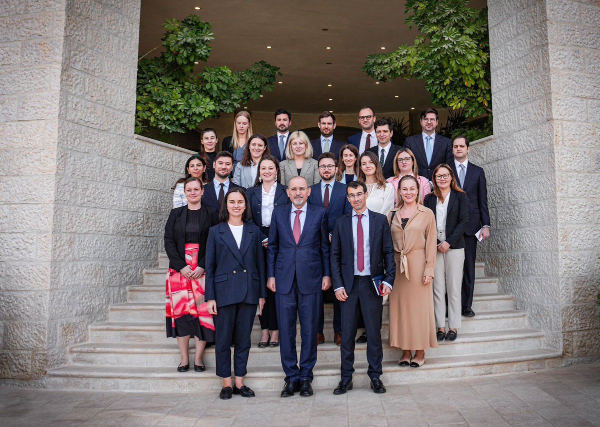 Jordan and the EU are defending a rules-based world order. Thank you to HE Safadi for hosting EU Middle East delegates to the United Nations to discuss ways to end the Israel/Palestine conflict, advance the political transition in Syria and other threats to international peace.