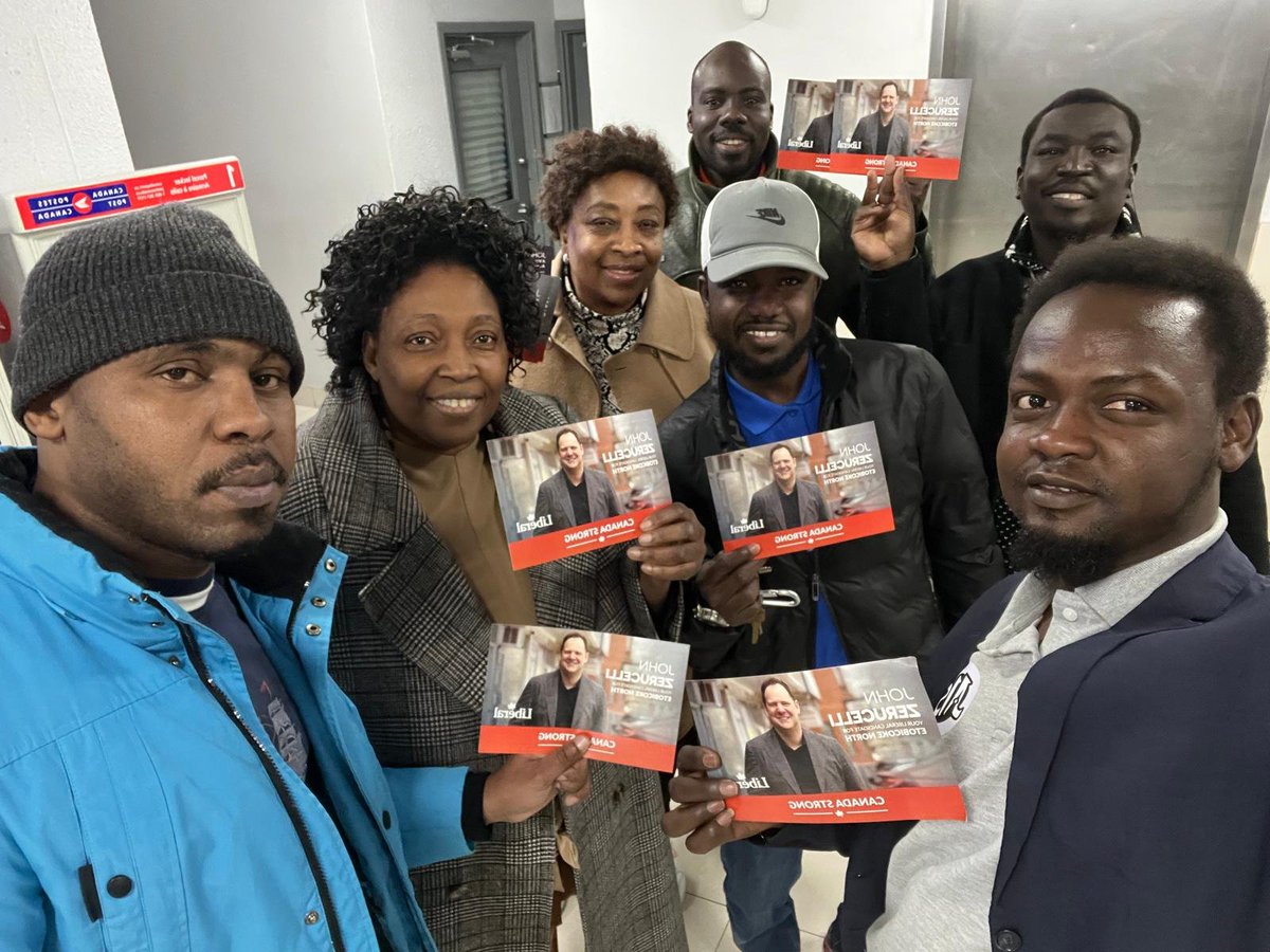 Out knocking doors for <a href="/JZerucelli/">John Zerucelli</a>, who is going to be an incredible Federal MP for Etobicoke North.