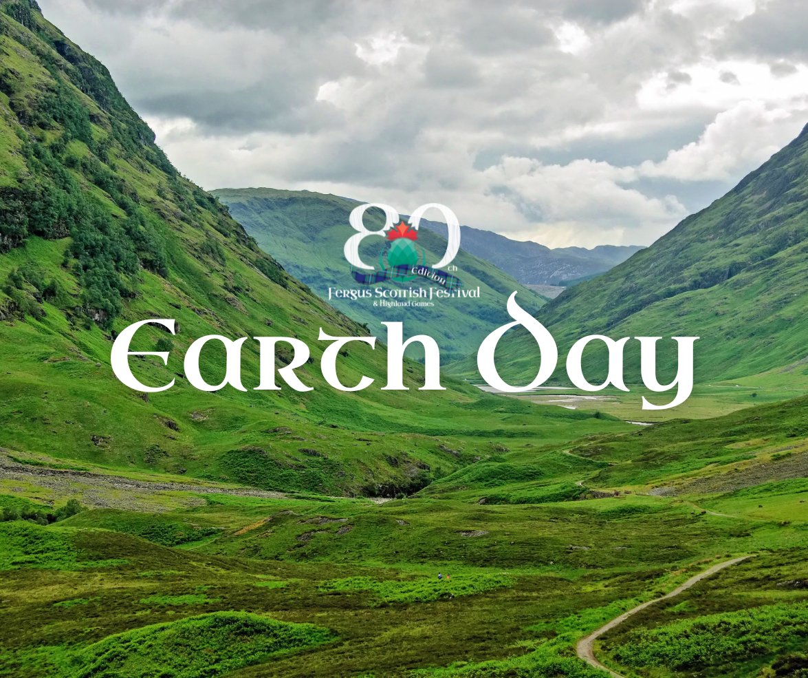 For #EarthDay we're sharing some of our green initiatives at the Festival 🌎

🌱 We are plastic water-bottle free! 

🌱 We are dedicated to sorting recycling and garbage!

🌱 Our schedule can be found online - fergusscottishfestival.com/schedule/