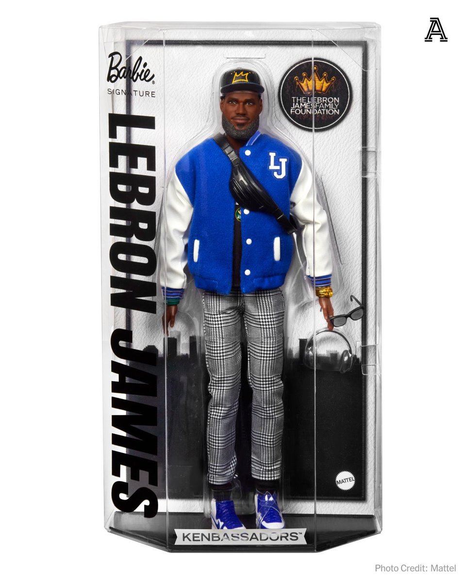 RGMSPORTS's tweet photo. Introducing the LeBarbie! 

The GOAT is the first athlete to have a Barbie doll named after him 🤯 https://t.co/CCiM0GUg7g