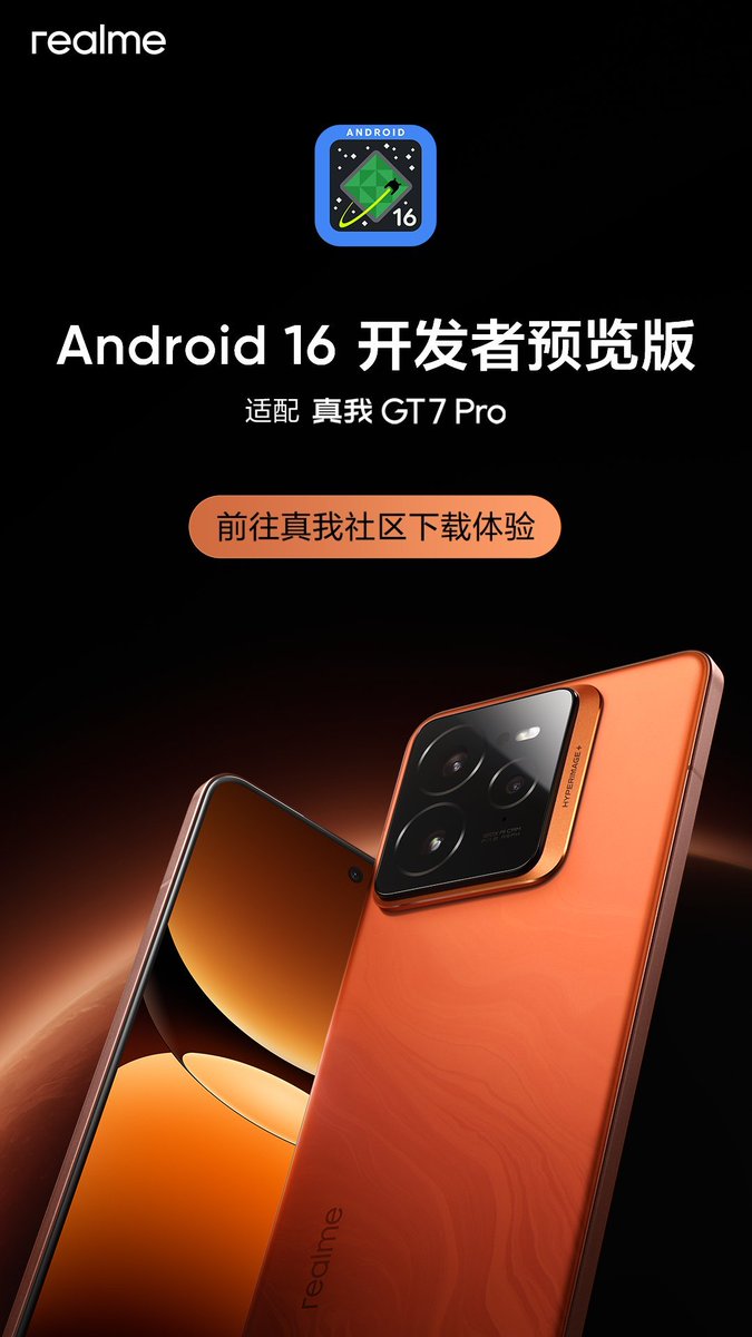Halkatech's tweet photo. Android 16 Beta 2 (Developer Preview) is now rolling out to select devices including 

OPPO Find X8
OnePlus 13
Realme GT7 Pro
iQOO 13
Vivo X200 Pro
Xiaomi 15
Redmi K70 Ultra
Google Pixel 6 to 9 series.

#Android16 #BetaUpdate #DeveloperPreview https://t.co/qrotMKIwKw