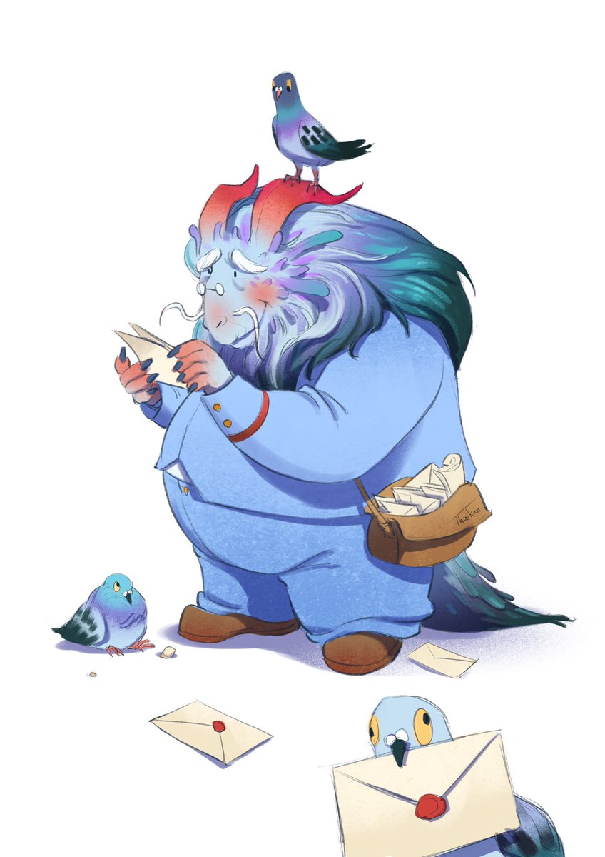 คุณลุงมังกร+นกพิราบ