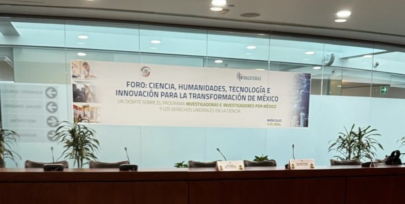 ¡Listos! Ciencia + justicia laboral <a href="/SCatedras/">SIINTRACATEDRAS</a> <a href="/senadomexicano/">Senado de México</a> <a href="/Secihti_Mx/">Secretaría de Ciencia</a>