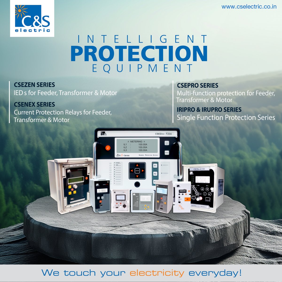 cselectricltd's tweet image. Protect. Measure. Control.

From feeders to transformers, ensure complete safety and precision with our advanced protection and measurement devices.

Powering performance, safeguarding systems.

#CSElectric #FeederProtection #TransformerProtection #Motorprotection #SAS