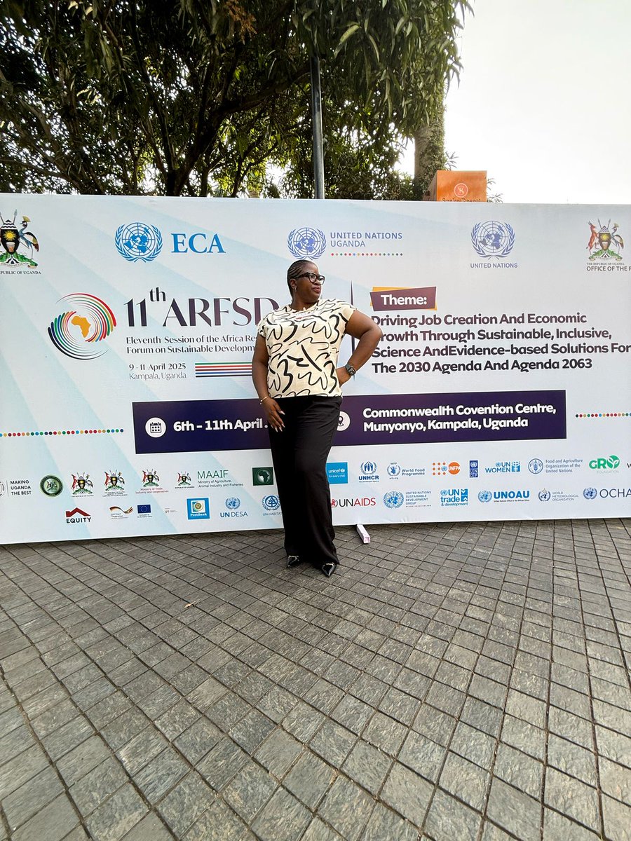 #WOSSOFellows <a href="/WOSSOGL/">WOSSO</a> at the  #ARFSD11 Conference in📍Kampala, Uganda 🇺🇬 as they join other high-level policymakers to undertake an in-depth review of progress made by Africans towards the achievement of the Sustainable Development Goals.
#SAYNews 
#EducationForAll