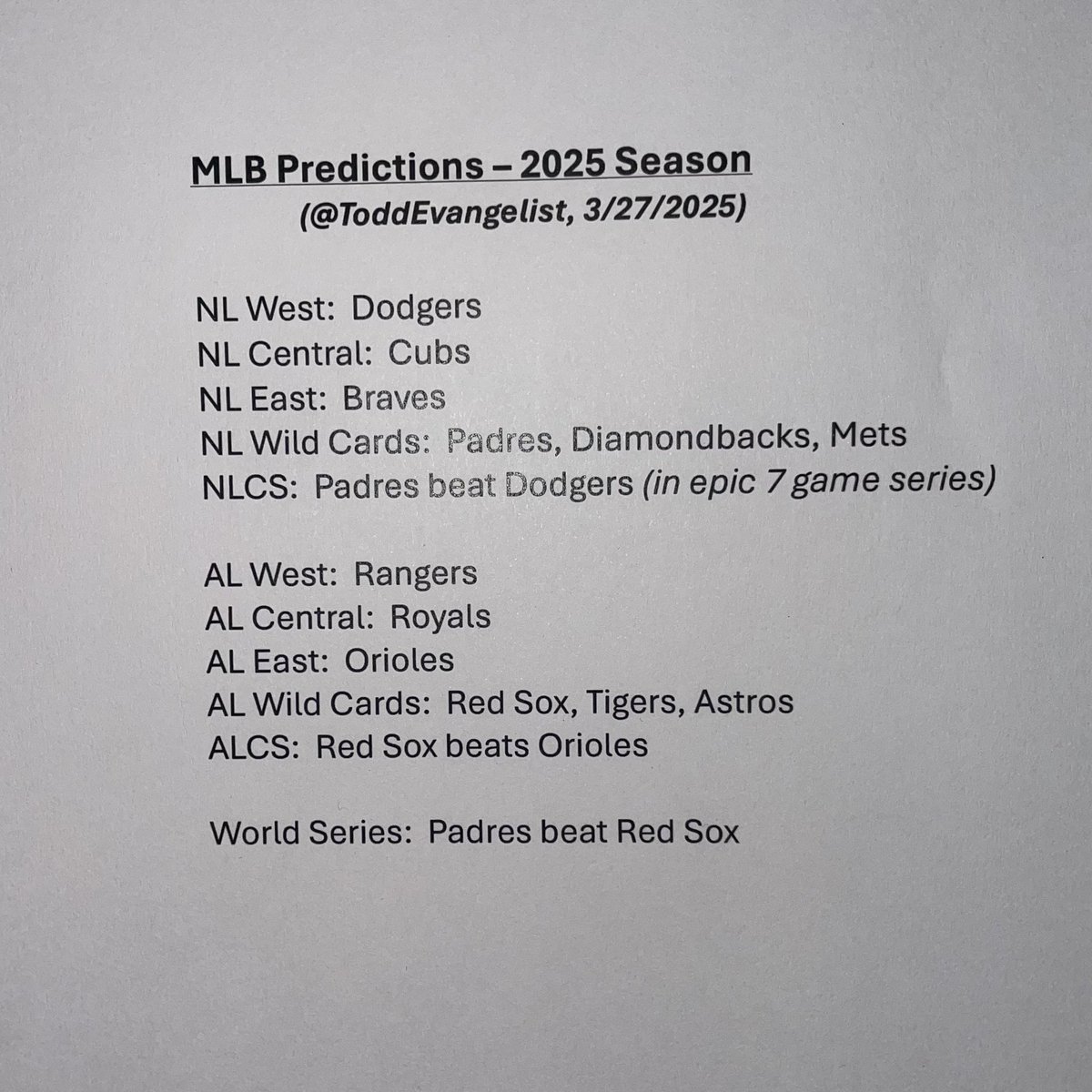 Annual <a href="/MLB/">MLB</a> <a href="/Padres/">San Diego Padres</a>