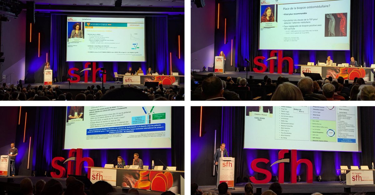 [LYSA - SFH 25]  

📷 Retour en images sur le 45ème congrès de la SFH. 

🌐 Redécouvrez toutes les présentations LYSA ici : urls.fr/AUyp00

#SFH25 #lymphoma #study #congress #congres #etudes