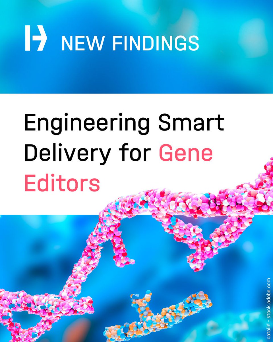 Helmholtz Munich | @HelmholtzMunich (@helmholtzmunich) on Twitter photo Engineering Smart Delivery for Gene Editors 🧬
👉t1p.de/vmdc9
A research team from #HelmholtzMunich and <a href="/TU_Muenchen/">TU München</a> has developed an advanced delivery system that transports gene editing tools based on the CRISPR/Cas9 gene-editing system into living cells with Engineering Smart Delivery for Gene Editors 🧬
👉t1p.de/vmdc9
A research team from #HelmholtzMunich and <a href="/TU_Muenchen/">TU München</a> has developed an advanced delivery system that transports gene editing tools based on the CRISPR/Cas9 gene-editing system into living cells with