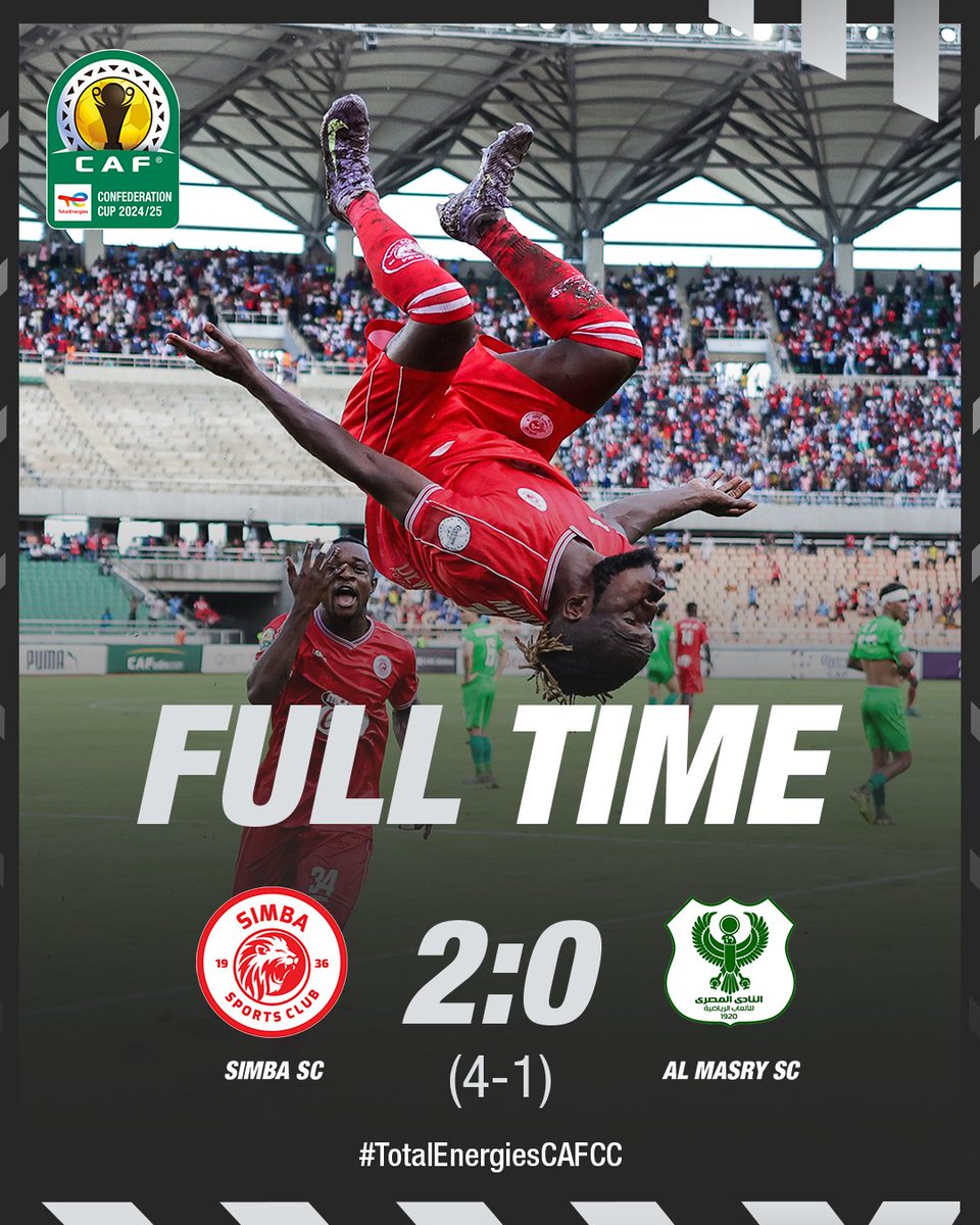 CAFCLCC's tweet photo. Simba SC win it by penalties. 🤯

#TotalEnergiesCAFCC https://t.co/8Xe1sJ3pgX