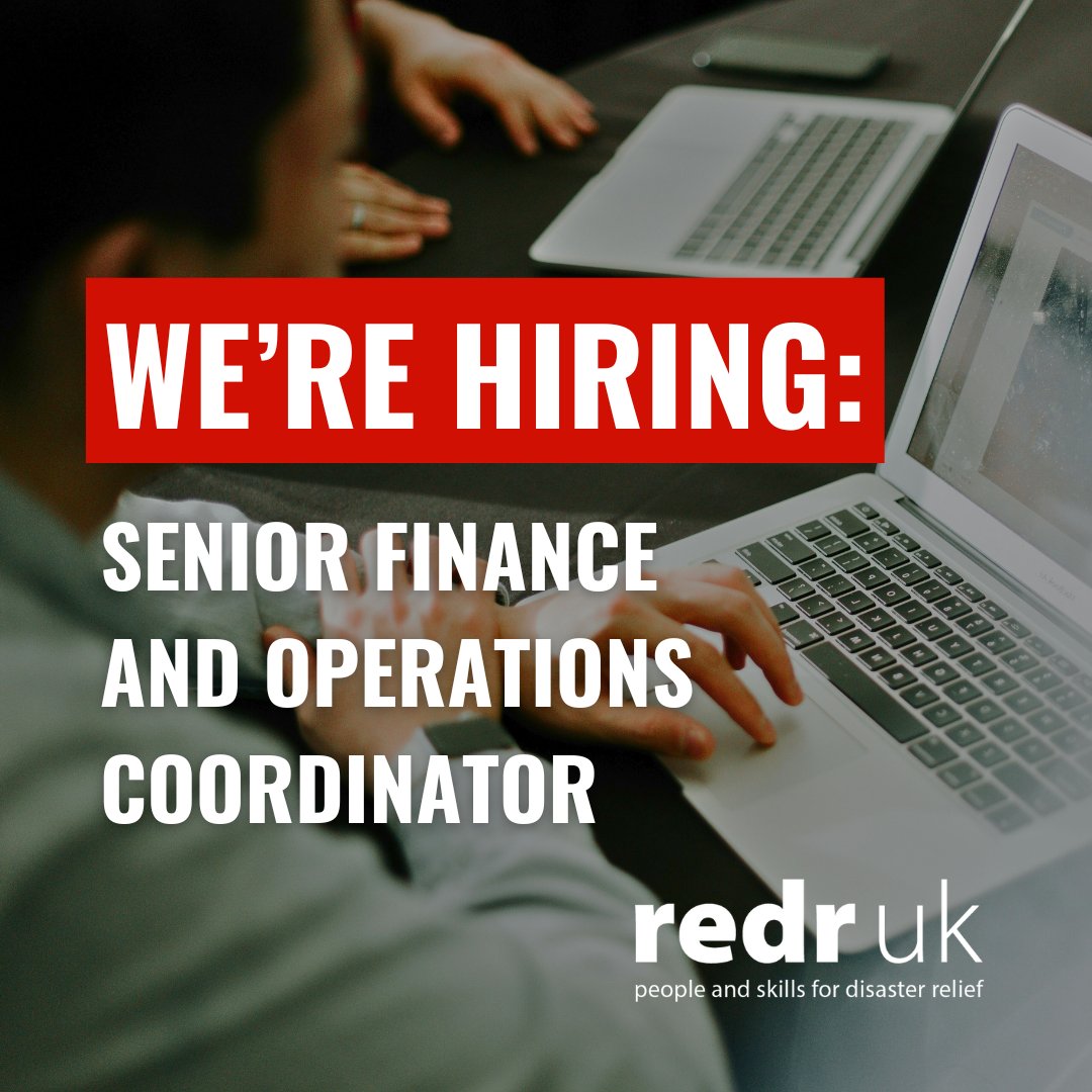 📢 We’re #hiring a Senior Finance and Operations Coordinator to join our team!

🔹 Full-time, permanent role
🔹 Based in London (hybrid)
🔹 £41.9k salary

Closing date: 20/4/25 (Note: applications reviewed on a rolling basis)

Learn more and apply ➡️ redr.org.uk/careers/senior…