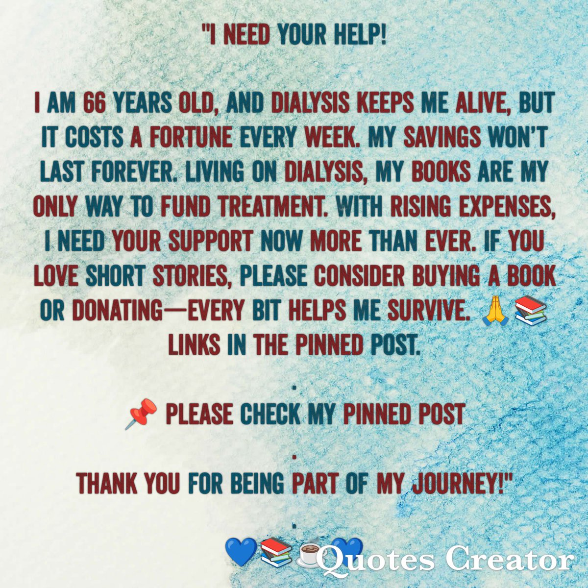 My kidneys failed, but I haven’t. Will you stand with me?
<a href="/atownsquare/">☆ ATownSquare™</a>
<a href="/wrestlerkw7/">Dr. Kenneth Warner</a>
<a href="/maryella480/">Yarnista Mary 🌊</a>
<a href="/mzgigglyshy/">Annamarie🌺</a>
<a href="/TeresaM51981532/">Luna Vulgaris</a>
<a href="/Elsievotesblue/">Elsie white</a>
<a href="/AnotherRobbins/">NotHere</a>
<a href="/T_wolfpoint/">Timberwolf</a>
<a href="/Fuzzy_Fuzzbutt/">💛💙 🌊 Willow🌊💙💛</a>
<a href="/CRYSTOMAC1/">CRYSTOMAC</a>
<a href="/Salvester001/">Sally&Yogi 💙🌊⚾️🏈😻</a>
<a href="/ArtsyFish007/">Blueberries Rock! 🦋🏝️☀️</a>
<a href="/AuntSassyAss/">Auntie Smartassy</a>
<a href="/stevewil94/">SteveWilson #BLM #FreePalestine</a>
<a href="/thejackhopkins/">Jack Hopkins</a>
