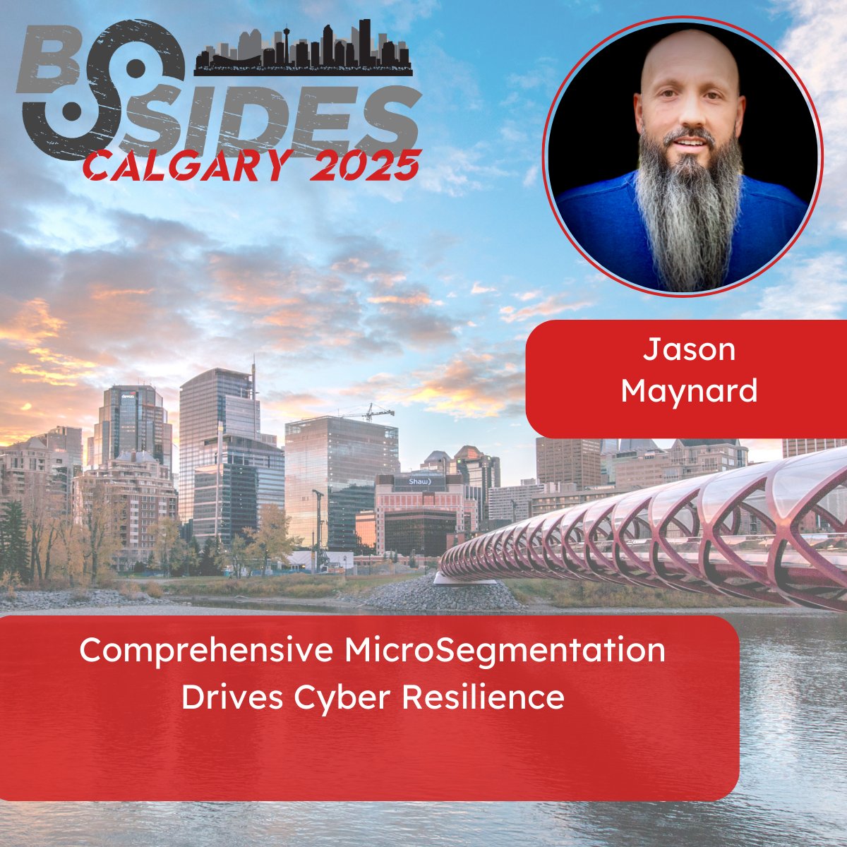 📣 BSides Calgary 2025: Speaker Spotlight! 📣

We're very excited to make a speaker spotlight announcement!

Meet Jason Maynard! Jason will be presenting at BSides Calgary 2025.

Get your tickets here for an event you don't want to miss!

showpass.com/bsidescalgary2…

#bsidescalgary