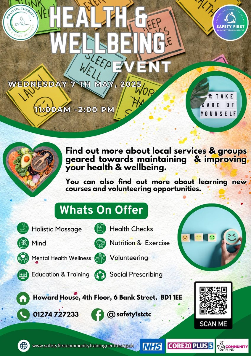 Safety First CTC (@firstctc) on Twitter photo Upcoming Health & Wellbeing Event Upcoming Health & Wellbeing Event