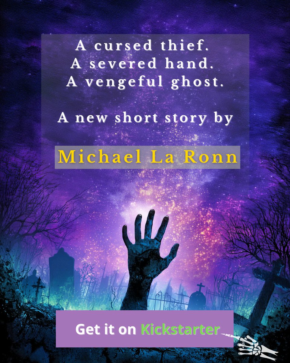 Introducing: "The Flayed Hand", a new short story appearing in the Noncorporeal III Anthology by Inkd Publishing!

A cursed thief. A severed hand. A ghost who won't rest until revenge is complete.

Back the Kickstarter: authorlevelup.com/noncorporeal