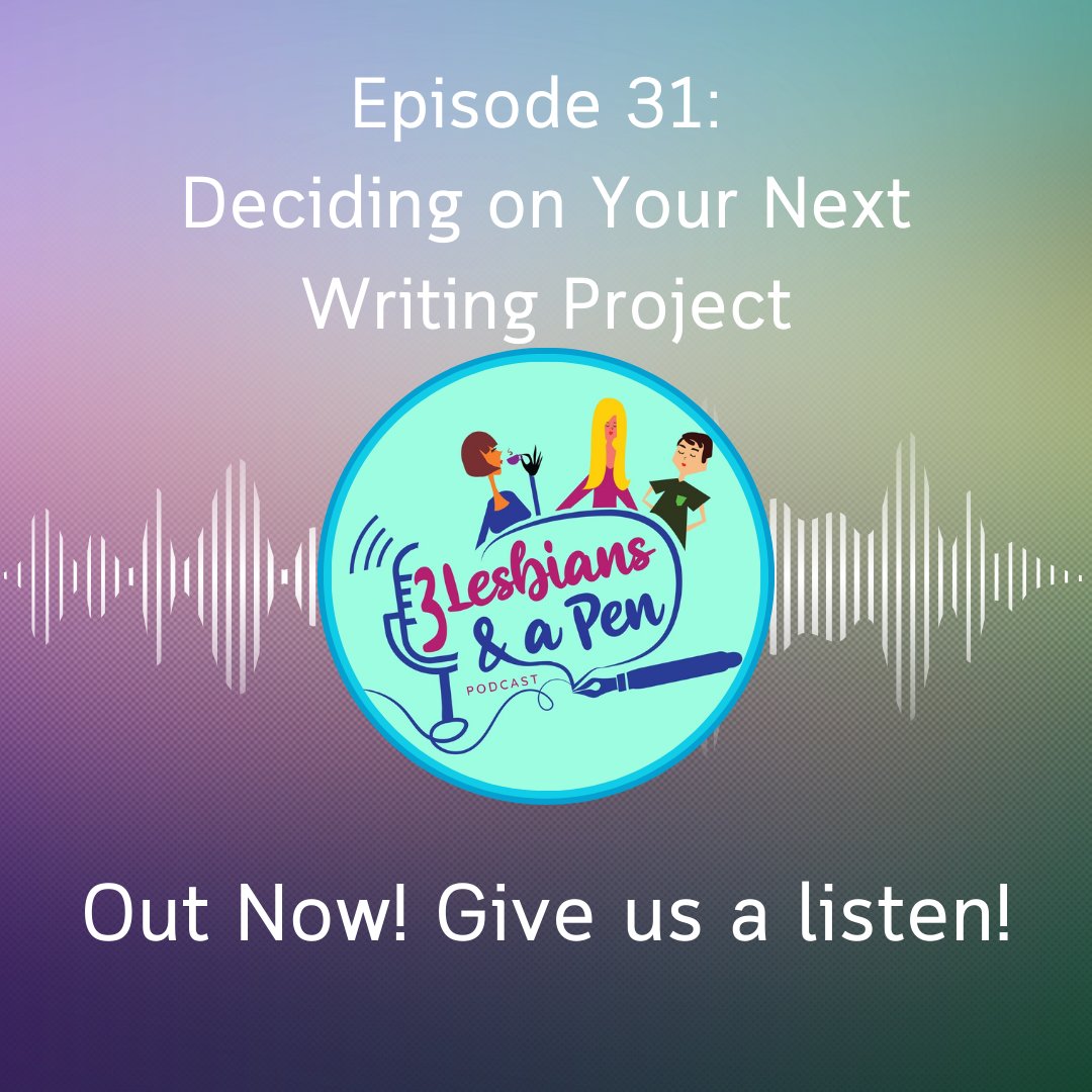 3lesbians's tweet photo. How do you decide what to write next? It can be magical or messy...listen now. #selfpublishing  #sapphic #podcast https://t.co/A6bxygakyH