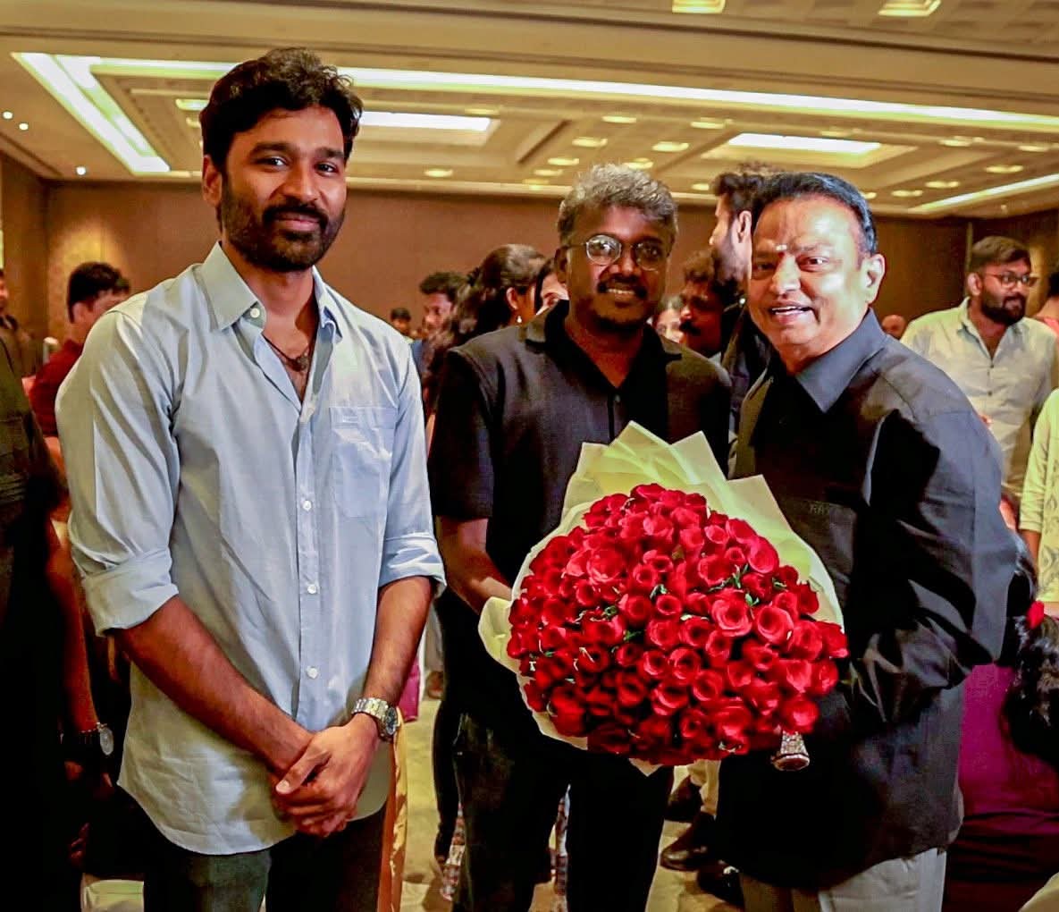 Dir_Suresheav's tweet photo. #Dhanush's 56th movie to be directed by #MariSelvaraj.
This movie bankrolled by Vels Film International marks the second collaboration of Dhanush and Mari Selvaraj after #Karnan (2021).
More details on the project awaited.
#D56 #VelsFilmInternational #4YearsOfKarnan
@Nitinsathyaa