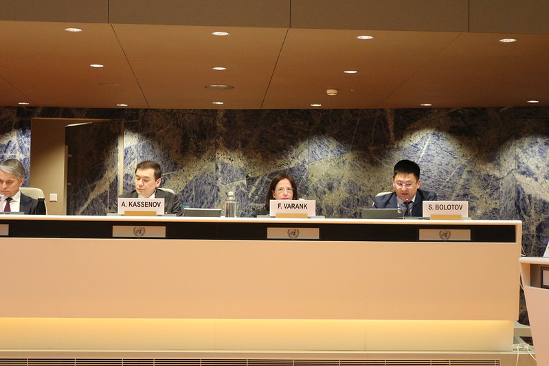 UNECE's tweet photo. Member states & Chairs of sectoral Committees share experience & strategies to scale up @UNECE initiatives to support resilient #infrastructure in areas including transport networks, energy systems, environmental impact assessment, PPPs & infrastructure financing #71stCommission https://t.co/oAytaGh2cs