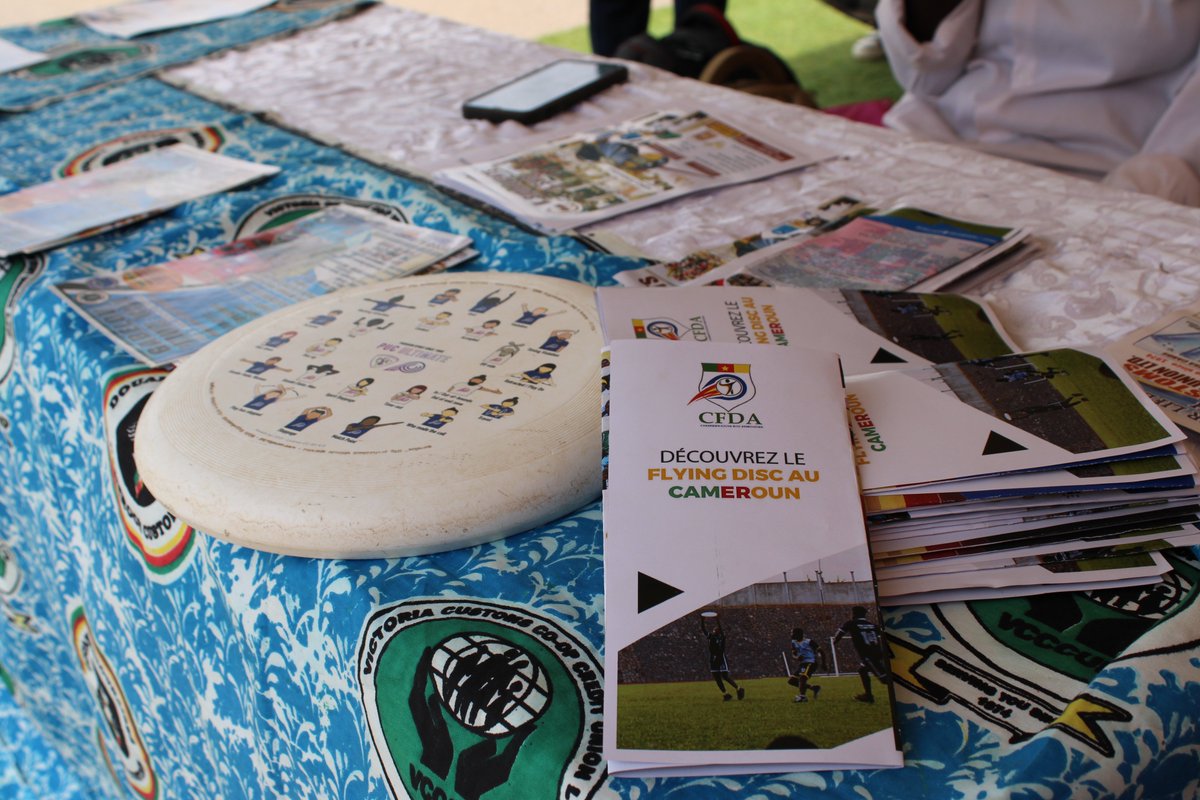 CmrFlyDia's tweet photo. Did you know that Ultimate Frisbee is a self-officiated, intense, and strategic sport? Many of you were at our booth at Olembé Stadium this past Sunday, April 6th, wanting to learn more about the discipline! Demos were available too! 😉#Ultimate
@Aafdf @WorldFlyingDisc @nobrauch https://t.co/HZtRzkAYdF