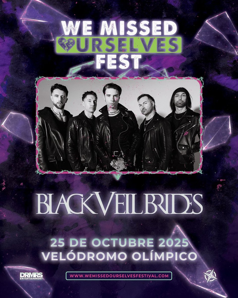 HeavyNews_'s tweet photo. ¡Aquí está el cartel completo del #WMOF 2025! 🖤
@BlackVeilBrides y @Silverstein complementan el brutal lineup de la 2da edición del festival. 🤘
La cita es el 25 de octubre en el Velódromo Olímpico de #CDMX. 📌 https://t.co/odMcxFghju