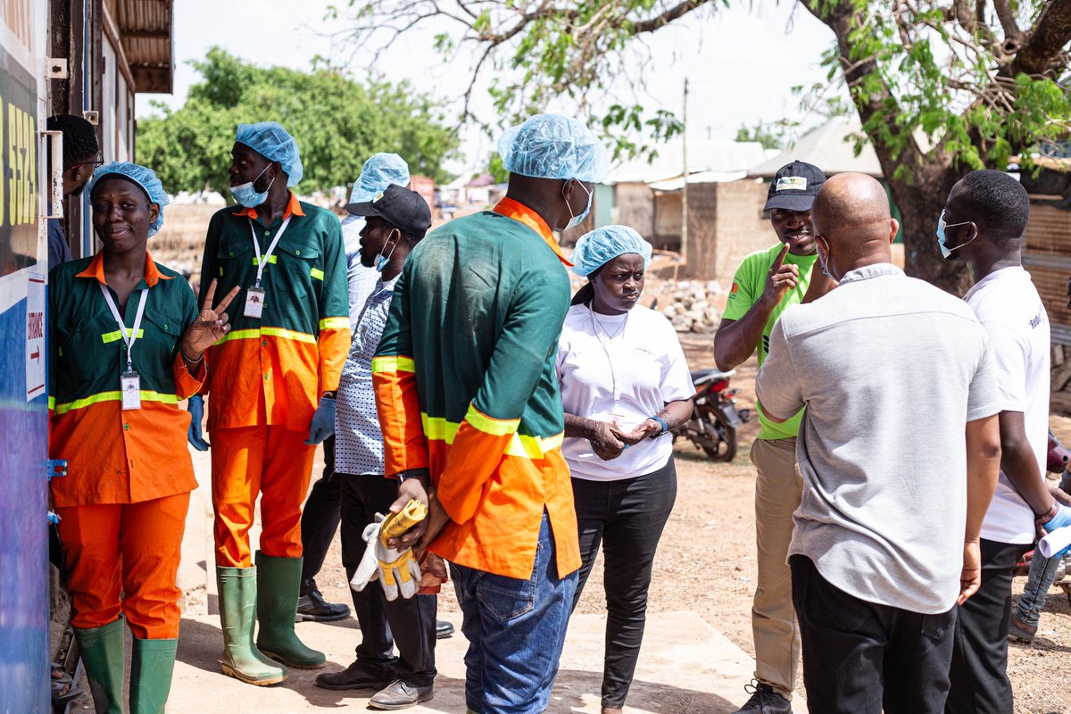 Last week , <a href="/kicghana/">Kosmos Innovation Center Ghana</a>’s <a href="/nabong04/">Kamil Nabong</a> and @stanleyAmamu paid us a visit. We showcased our organic fertilizer production process and received valuable feedback. Farmers shared personal testimonials about the product's positive impact, thanks to last year's field demonstrations.