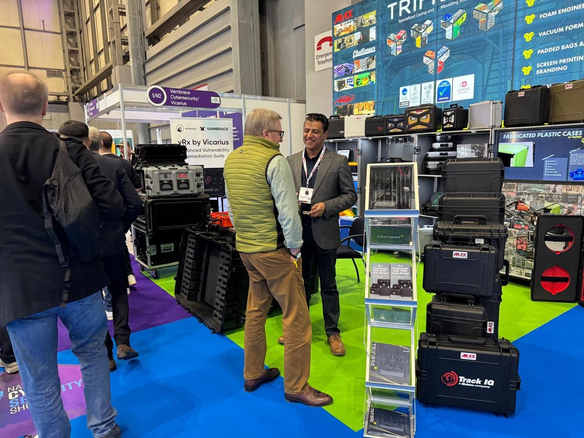 Trifibre's tweet image. That’s Day 2 wrapped at #TheSecurityEvent!
Massive thanks to everyone who visited Stand 5/M1 today and spoke with Mukesh &amp;amp; Nash about our protective case range.
📸 Here’s what we got up to – we’ll be back for more tomorrow!
#TSE2025 #Trifibre #ProtectiveCases #TacticalGear…