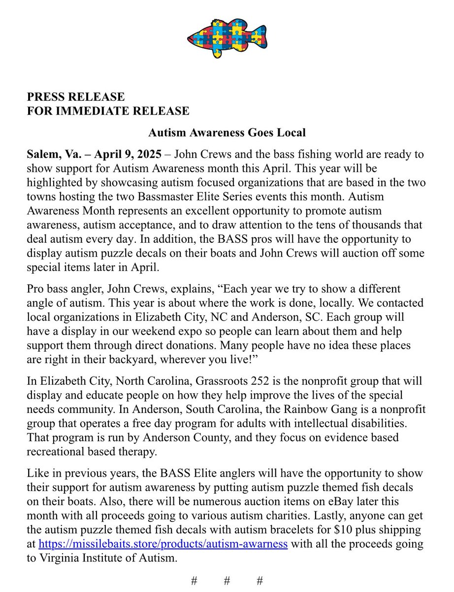 Autism Awareness Goes Local: