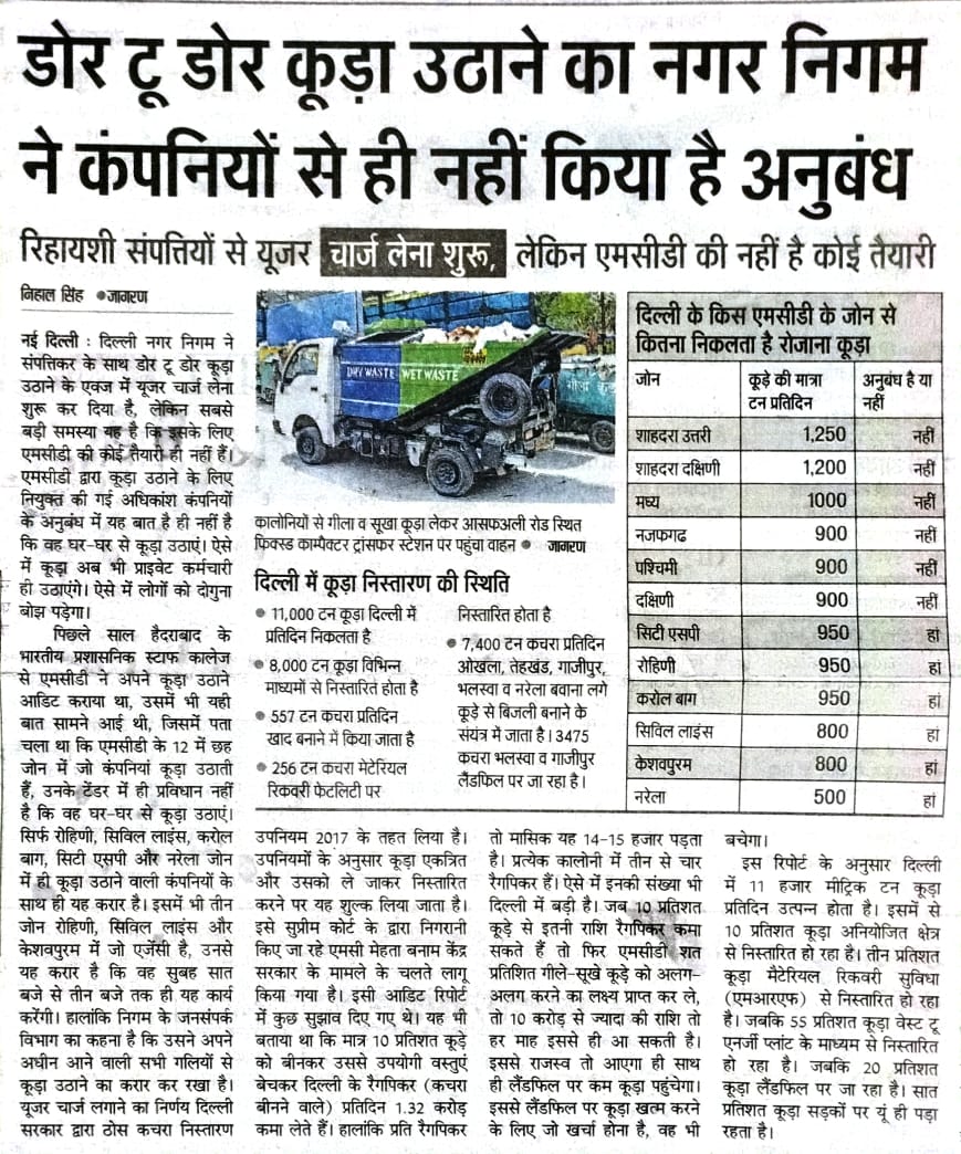 MK_KASHYAP_'s tweet photo. डोर टू डोर कूड़ा उठाने के लिए नगर निगम ने अभी तक किसी कंपनी से कोई अनुबंध नहीं किया है, फिर भी रिहायशी संपत्तियों से हाउस टैक्स के साथ यूजर चार्ज वसूला जायेगा, DWM 2016 के नियमों के खिलाफ है |
माननीय @LtGovDelhi व @gupta_rekha जी से निवेदन है कि इस आदेश को तुरंत निरस्त किया जाए। https://t.co/TTQHp8hn0C