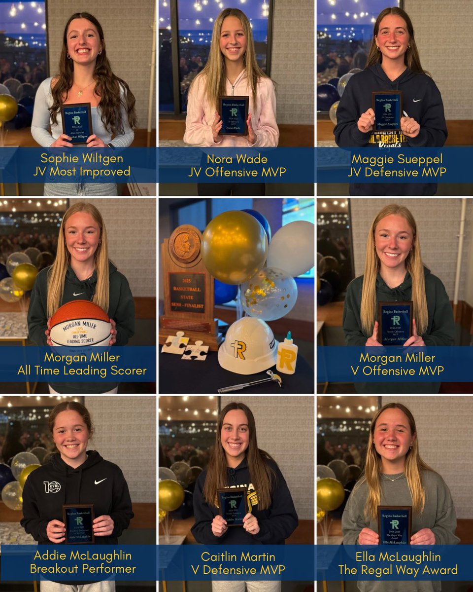 We celebrated one heck of a season a few weeks ago🏀

👑Finished 24-2
👑Morgan Miller - All time leader scorer
👑Coach Rogers - 100 career wins
👑4x RVC S Champs, 12-0
👑State Semifinalist
👑1st State Tournament win since 2017
👑…&amp; a whole lot of memories