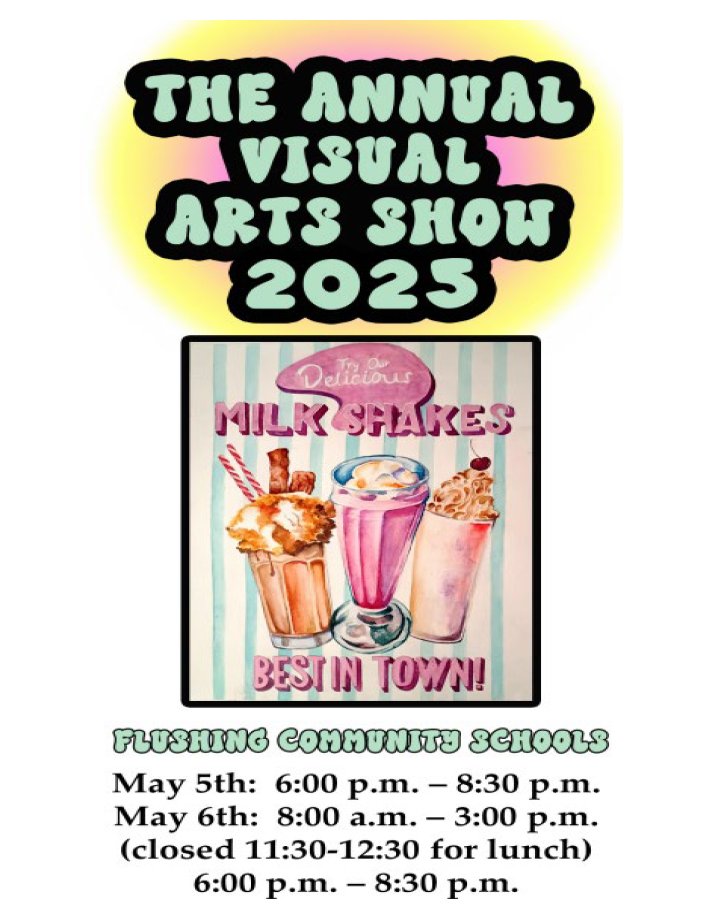 We are a month out from The Annual Visual Arts Show.
This year’s theme is "Retro Revival," and students have been working hard in preparation for this exciting event!  Don’t miss the chance to see their creativity!