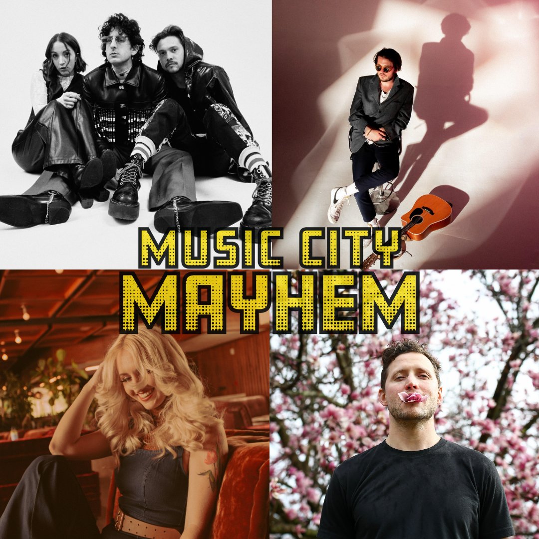 Lightning100's tweet photo. 👑 It’s #MusicCityMayhem ROUND 1 -
MATCH 15 &amp; 16!

@teddyatnight vs. @DanCousart 
@piano_tabs vs. Boy Orbison

Voting is open till midnight tonight at Lightning100
.com/mayhem

MCM is sponsored by
@saeinstituteusa @gruhnguitars @LHBrew
@3rdandLindsley @stringjoystaff @jhspedals https://t.co/3NRU7K7kEI