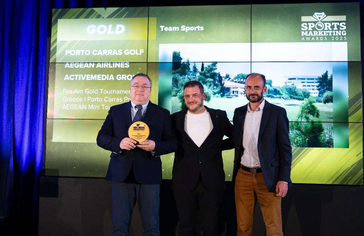 PortoCarrasGolf's tweet photo. We are proud to announce that Porto Carras Pro-Am AEGEAN Mini Tour has won the Gold Award for the “Best Pro-Am Golf Tournament in Greece” and the Silver Award for the “Individual Sports” at the Sports Marketing Awards 2025! 🏆 ⛳️
#PortoCarrasProAm #SportsMarketingAwards https://t.co/L4bK1xqbFY