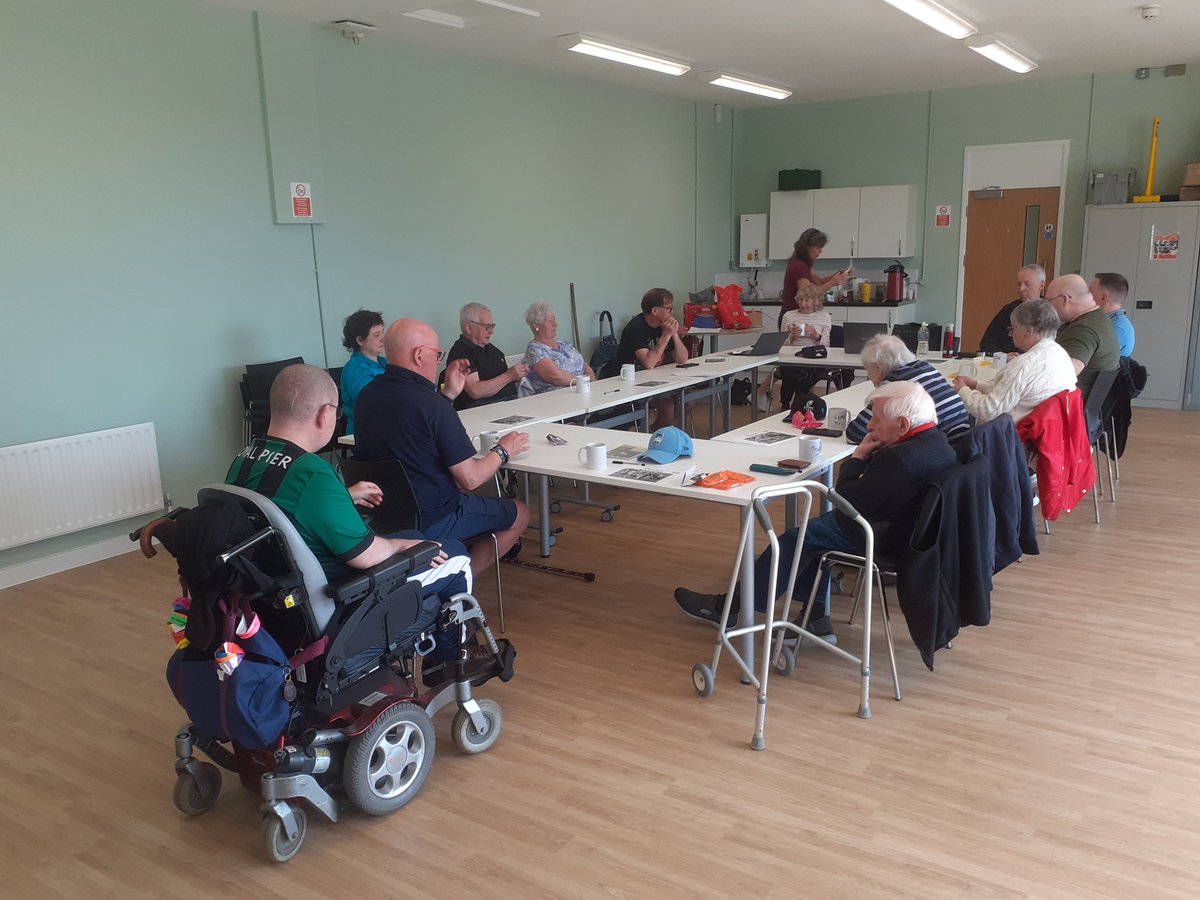 Sporting Memories Wales (@smn_wales) on Twitter photo Our Rumney Club in Cardiff enjoyed a great session today including sporting chat, quiz, spot the ball and boccia....(tea and a biscuit 😀) we meet every Wednesday at 10am.
<a href="/Car_Wellbeing/">Lles Caerdydd / Cardiff Wellbeing</a> <a href="/cardiffcouncil/">Cardiff Council</a> <a href="/CV_UHB/">Cardiff and Vale University Health Board</a> <a href="/DiwylliantCymru/">Welsh Gov Culture | Diwylliant Llywodraeth Cymru</a> <a href="/talkolderpeople/">Older People’s Commissioner for Wales</a> <a href="/AgeFriendlyCDF/">Caerdydd Sy'n Dda i Bobl Hyn/Age Friendly Cardiff</a> <a href="/SportsMemNet/">Sporting Memories</a> Our Rumney Club in Cardiff enjoyed a great session today including sporting chat, quiz, spot the ball and boccia....(tea and a biscuit 😀) we meet every Wednesday at 10am.
<a href="/Car_Wellbeing/">Lles Caerdydd / Cardiff Wellbeing</a> <a href="/cardiffcouncil/">Cardiff Council</a> <a href="/CV_UHB/">Cardiff and Vale University Health Board</a> <a href="/DiwylliantCymru/">Welsh Gov Culture | Diwylliant Llywodraeth Cymru</a> <a href="/talkolderpeople/">Older People’s Commissioner for Wales</a> <a href="/AgeFriendlyCDF/">Caerdydd Sy'n Dda i Bobl Hyn/Age Friendly Cardiff</a> <a href="/SportsMemNet/">Sporting Memories</a>