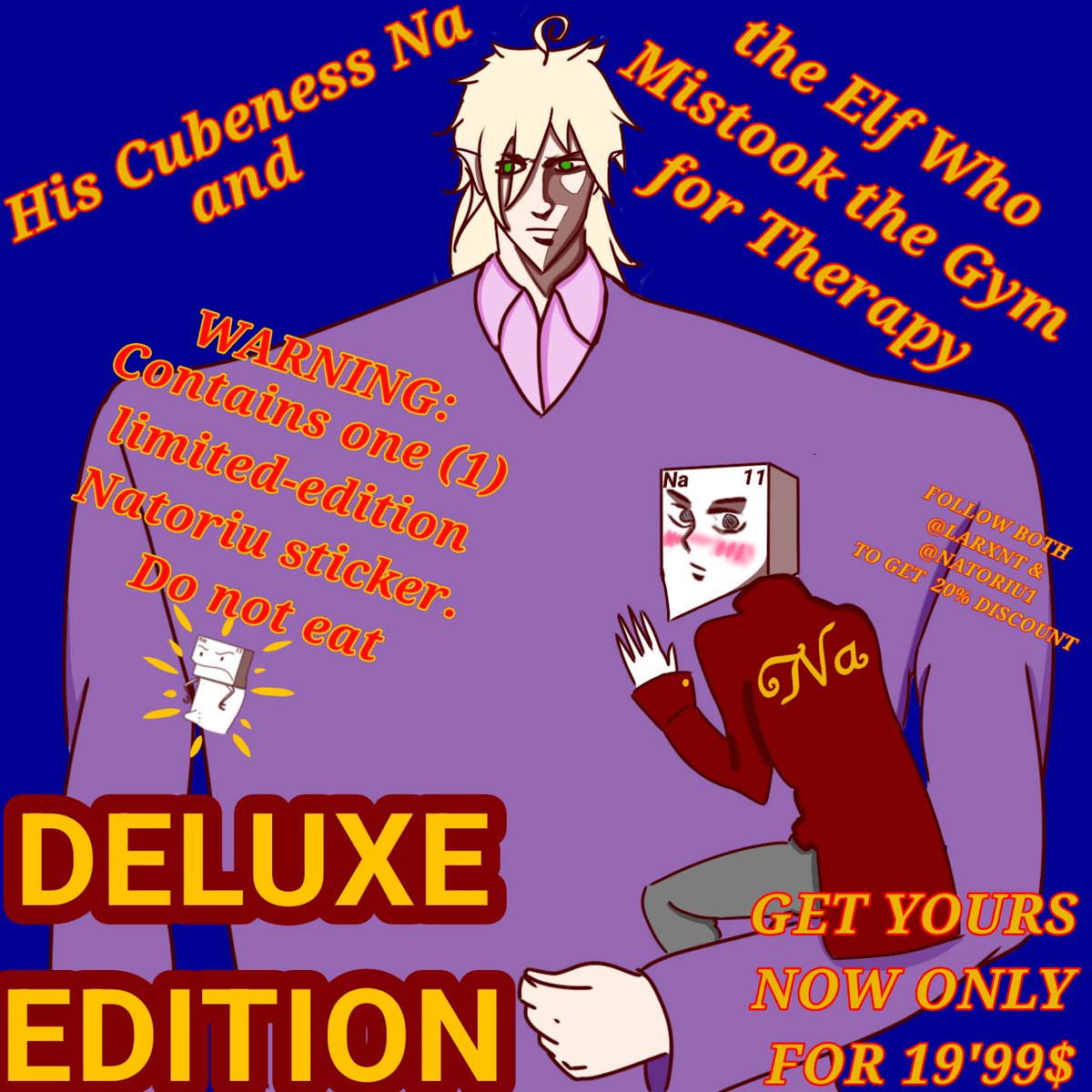 natoriu1's tweet photo. @LostLunar1 
This art is absolutely doomed...
Just to clarify: THIS ISN'T my usual style, I intentionally made it bad on purpose!!!
Ps: please dont zoom on the sticker....

#meme #art #drawing #sodium #novel https://t.co/mmyiK407g6