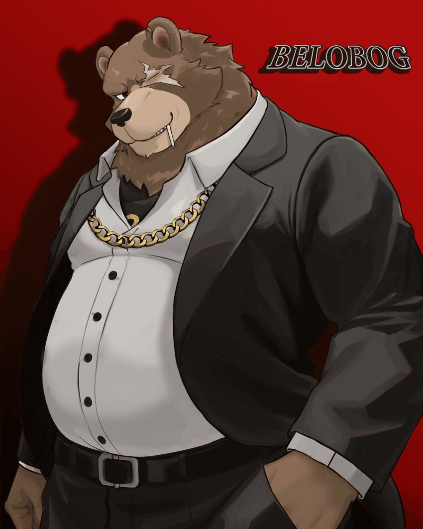 바빠서 오랫만에 그림 그리네요
마피아 보스 컨셉 벤입니다