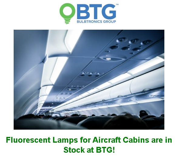 In Stock: Fluorescent Lamps for Aircraft Cabins/Galleys - mailchi.mp/bulbtronics/ai…