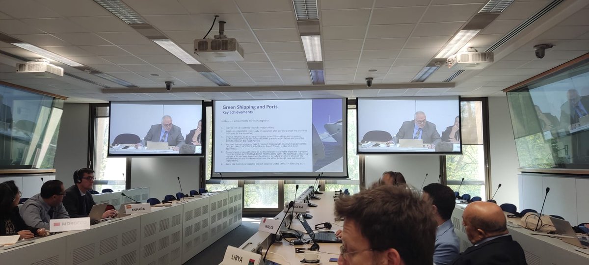 Live from Brussels!  1st WestMED Steering Committee meeting of 2025, with a.o.:  

☑️Overview achievements/ lessons learnt '23-'24
☑️Expectations and priorities for '25-'26
☑️Progress Technical Groups (TGs)
☑️Work done through TGs on blue careers, blue skills and ocean literacy