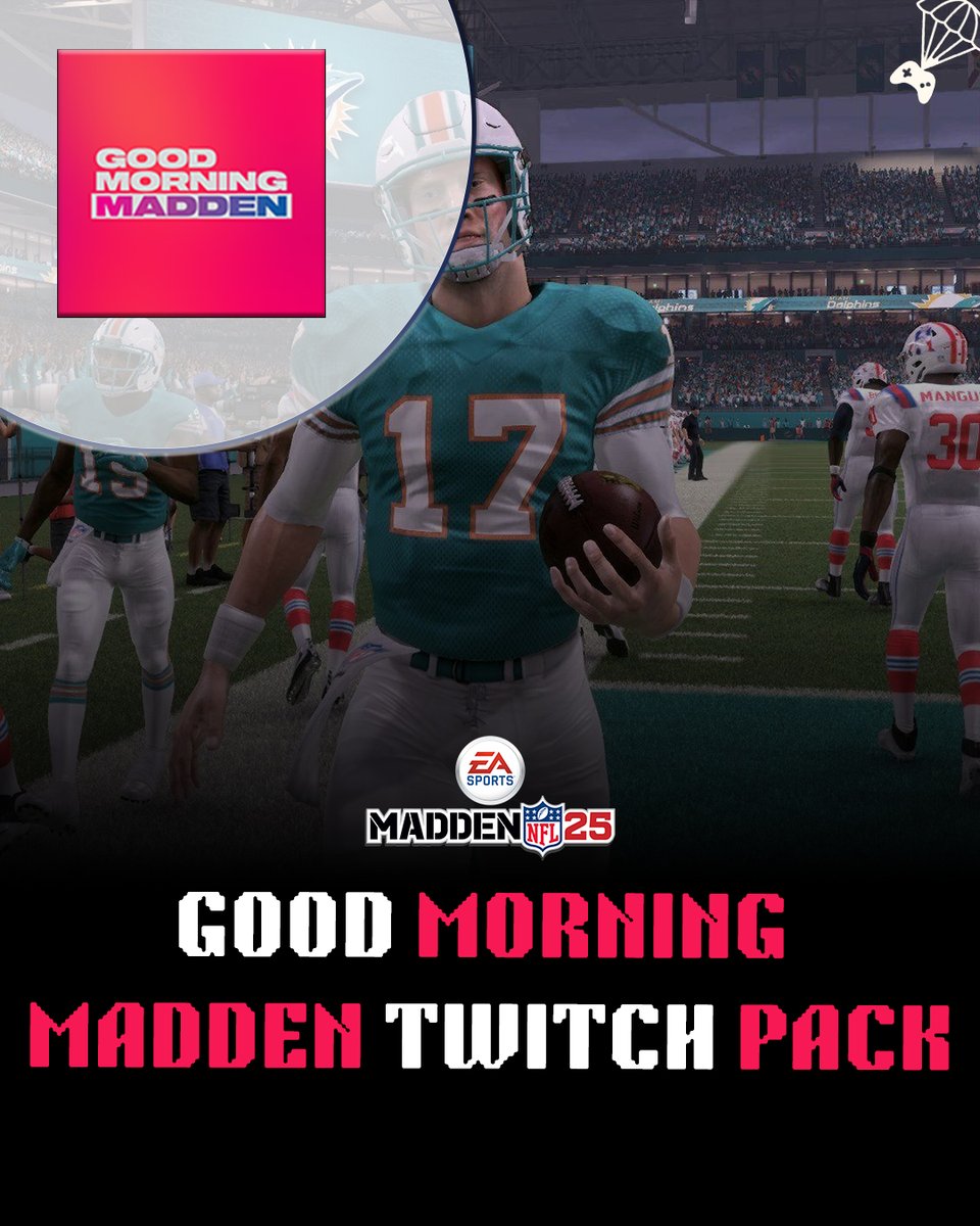 GGGDrops's tweet photo. 🪂 FREE DROP

GM Madden got that free Twitch pack live. Log in, lock in, and pray to the pack gods 🔥

🕛 Twitch Drop // Watch for 15 minutes and claim the reward GMM Twitch Pack

🗓 Available till 4:59 PM UTC, April 9 https://t.co/z7wg0vqC1B