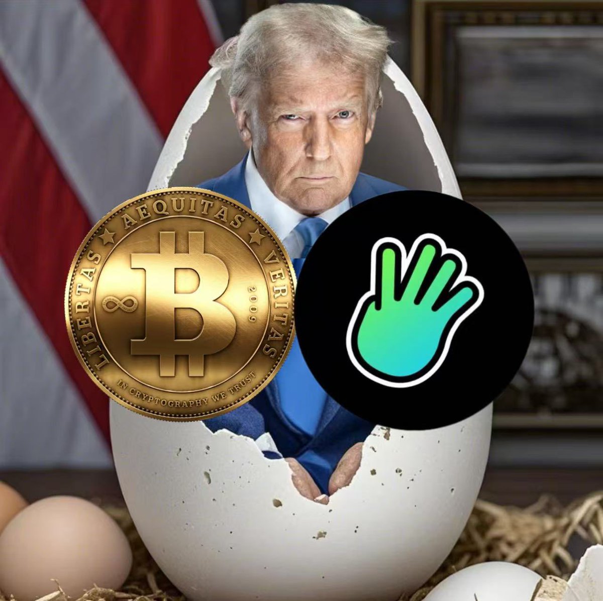 egg_bsc's tweet photo. egg to the moon https://t.co/CdSgXiHkZS