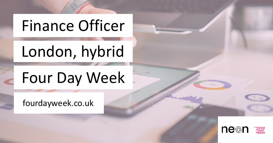 Four Day Week (@four_day_week) on Twitter photo We are working with <a href="/NEON_UK/">New Economy Organisers Network</a> to help them fill their Finance Officer role. This is a four-day week role based in London.
Find out more about this role here: shorturl.at/plv6U
#4dayweek #fourdayweek #4dayworkweek #financejobs #financeofficer #vacancy #jobadvert #jobsearch We are working with <a href="/NEON_UK/">New Economy Organisers Network</a> to help them fill their Finance Officer role. This is a four-day week role based in London.
Find out more about this role here: shorturl.at/plv6U
#4dayweek #fourdayweek #4dayworkweek #financejobs #financeofficer #vacancy #jobadvert #jobsearch