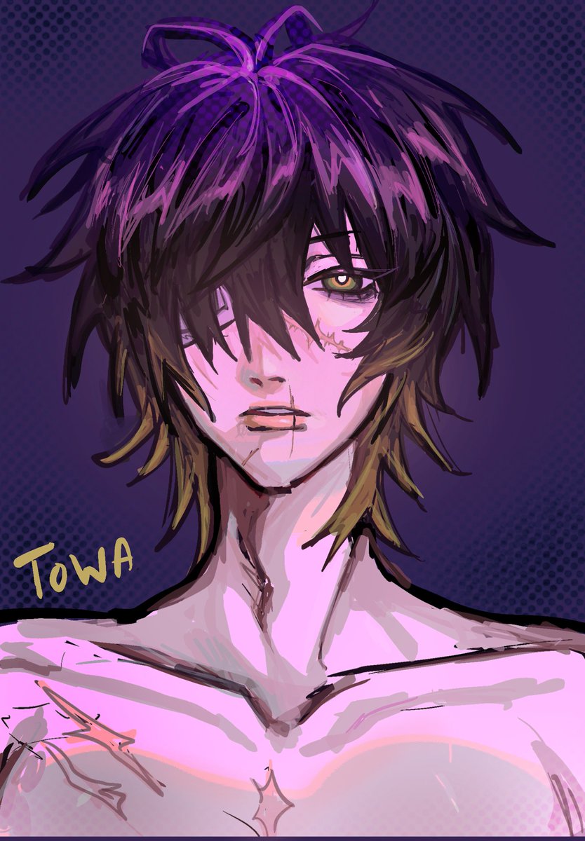mewmew2500's tweet image. Haven’t drawn Towa ina bit ❤️‍🩹 #slowdamage
