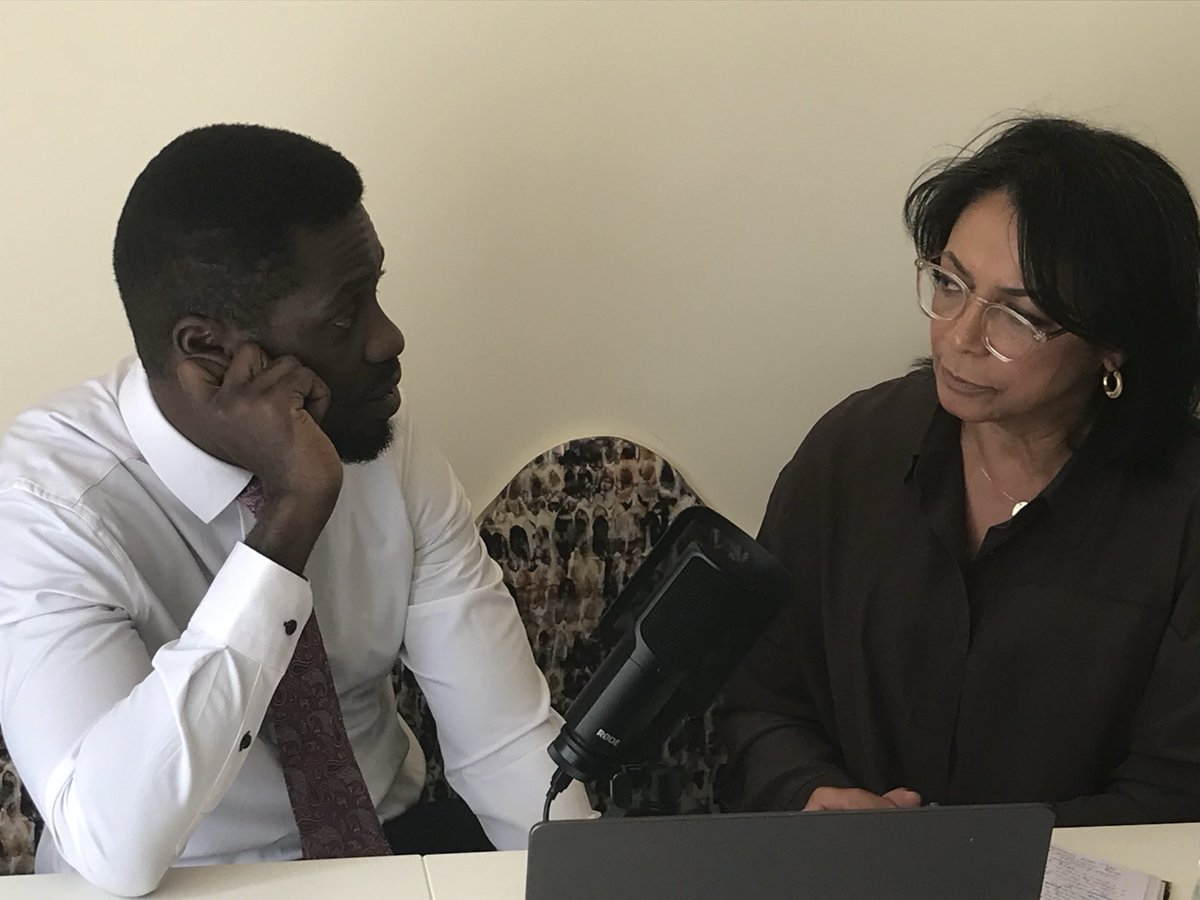 Look who I bumped into in London! Don’t miss my chat with ⁦<a href="/HEBobiwine/">BOBI WINE</a>⁩ coming soon on youtube.com/@AfricaHereAnd…