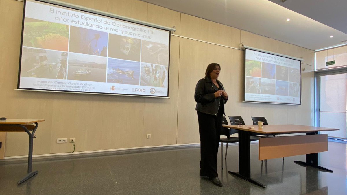 Mª Carmen García (@mclimatica) on Twitter photo Hoy he tenido la suerte de charlar sobre ciencias marinas en la <a href="/UPV/">Universitat Politècnica de València</a> en #Gandia Muchas gracias por la invitación, un lujo hablar del <a href="/IEOoceanografia/">Instituto Español de Oceanografía</a> Hoy he tenido la suerte de charlar sobre ciencias marinas en la <a href="/UPV/">Universitat Politècnica de València</a> en #Gandia Muchas gracias por la invitación, un lujo hablar del <a href="/IEOoceanografia/">Instituto Español de Oceanografía</a>