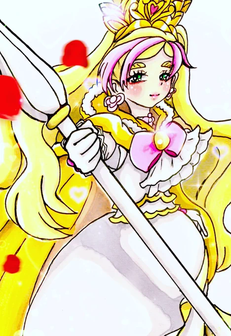 グランプリンセスも好きです(擦りすぎた過去絵)#precure#キュアフローラ誕生祭#キュアフローラ誕生祭2025#キュアフローラ生誕祭#キュアフローラ生誕祭2025#イラスト 