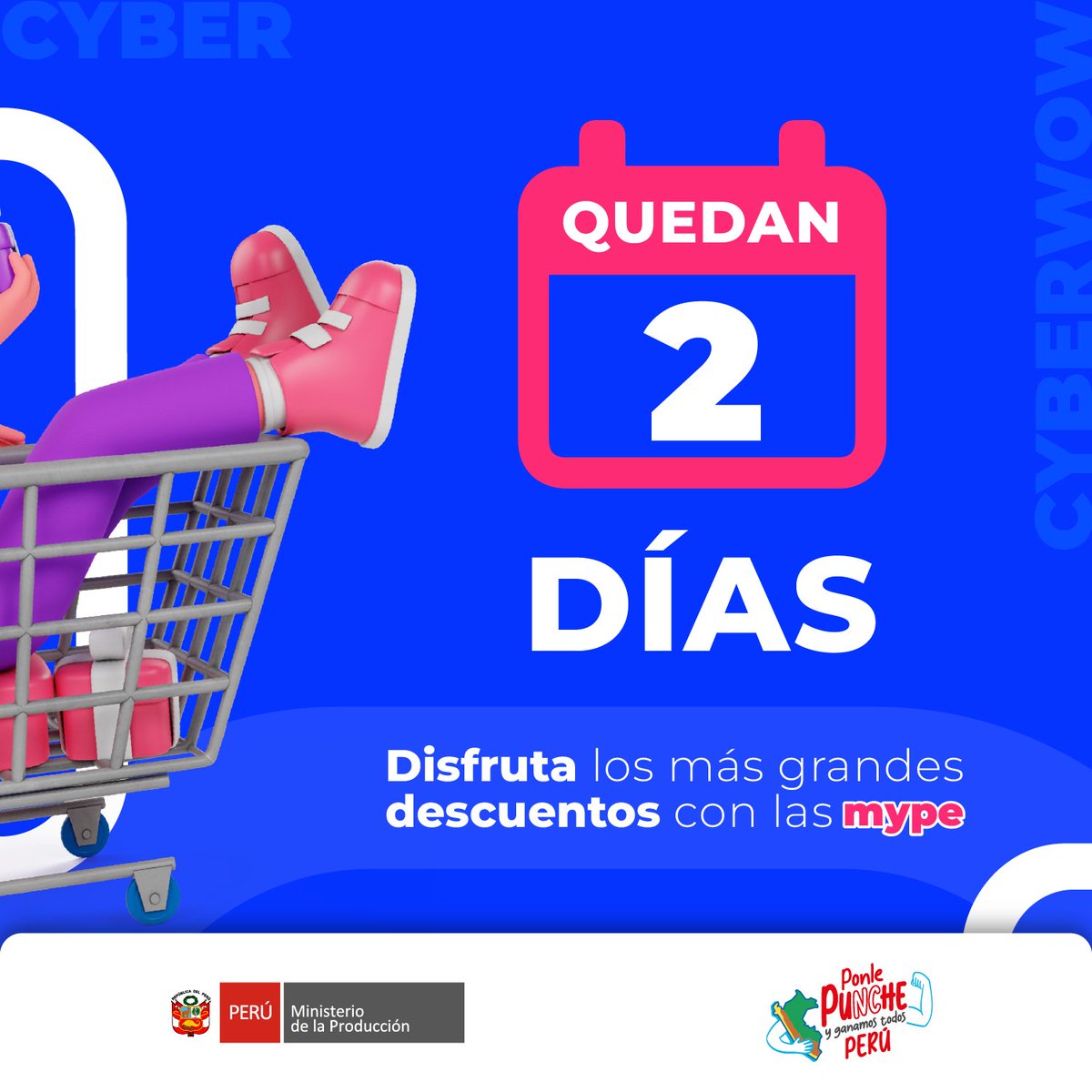 tuempresagobpe's tweet image. ¡Seguimos en el #CyberWow🛍️🤩! Aprovecha ofertas increíbles en moda, belleza, deporte, decoración, alimento y mucho más, gracias a la participación de más de 200 #mype. 

📲 Ingresa aquí → cyberwow.pe/marca/produce

#DeLaManoConLasMype #NotaDePrensa