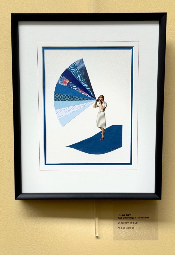 Nathalie Rodrigues Simoes, MD (@nathrodriguesmd) on Twitter photo Spectrum in Blue — an analog collage by our very own Dr. Tafe <a href="/LJTafeMD/">Laura J. Tafe, MD</a> A spectrum of possibilities! 💗🤩 I loved it. If you’re around <a href="/DHMCandClinics/">Dartmouth Hitchcock Medical Center and Clinics</a>, check out the Employee and Volunteer Exhibition. So many other great pieces as well. It truly brightened my day #DHPathRes Spectrum in Blue — an analog collage by our very own Dr. Tafe <a href="/LJTafeMD/">Laura J. Tafe, MD</a> A spectrum of possibilities! 💗🤩 I loved it. If you’re around <a href="/DHMCandClinics/">Dartmouth Hitchcock Medical Center and Clinics</a>, check out the Employee and Volunteer Exhibition. So many other great pieces as well. It truly brightened my day #DHPathRes