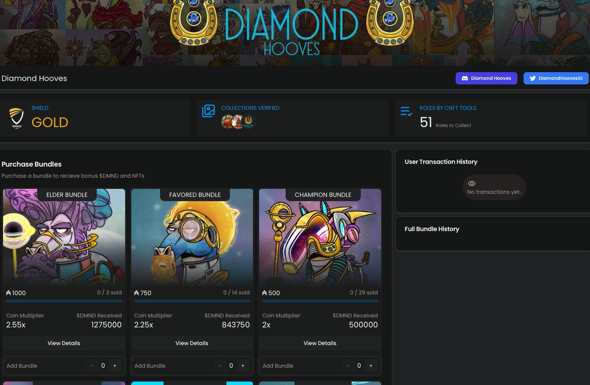 The Diamond Hooves Private Sale starts at 4pm UTC.

We're quite excited about it, here's what they got from us:

✅A fully client centred bespoke launchpad UI for <a href="/DiamondHoovesio/">Diamond Hooves</a> 
✅ 48 Month Vesting
✅ Token Listing Page
✅ Project Collaboration with Toolheads
✅ INCREDIBLE