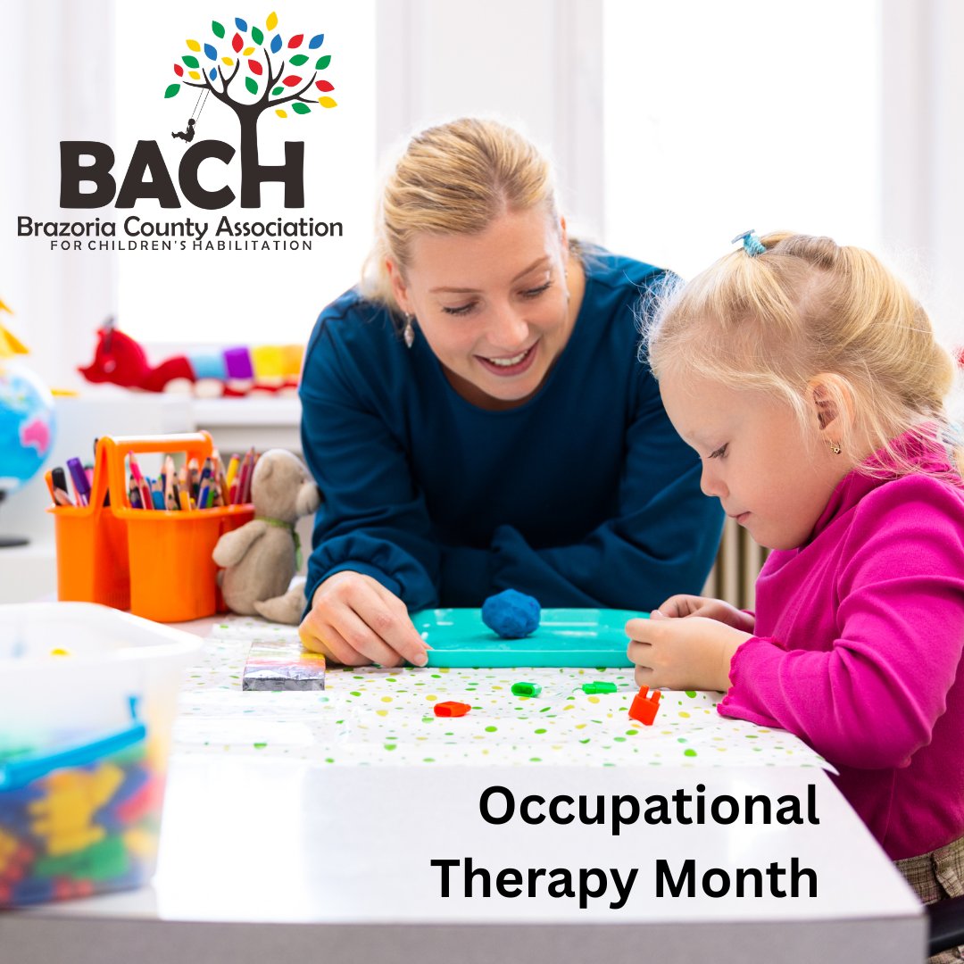 April is #OTMonth! 🎉 At BACH, our occupational therapists help children with developmental delays &amp; disabilities master everyday skills — from holding a spoon to making a friend. 💙

Thank you to our amazing OTs for helping kids grow, play, and thrive! 🌟 #PediatricOT