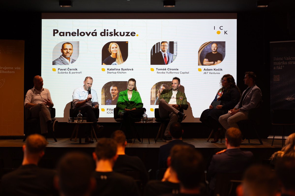 Startup Kitchen (@startupevaluat1) on Twitter photo 1️⃣st Edition of ICOK Angles Club, great keynotes by <a href="/jan_kasper/">Jan Kasper</a> from ZAKA VC, and <a href="/roman_smola/">Roman Smola</a> from <a href="/TensorVC/">Tensor Ventures</a>, then followed by a panel discussion about Angel & Pre-Seed investing with our <a href="/syselpunk/">Katerina Syslova</a>, <a href="/kocik_adam/">Adam Kocik</a> from J&T Ventures and <a href="/TomCironis/">Tomas Cironis</a> from #IlavskaVuillermozCapital. 1️⃣st Edition of ICOK Angles Club, great keynotes by <a href="/jan_kasper/">Jan Kasper</a> from ZAKA VC, and <a href="/roman_smola/">Roman Smola</a> from <a href="/TensorVC/">Tensor Ventures</a>, then followed by a panel discussion about Angel & Pre-Seed investing with our <a href="/syselpunk/">Katerina Syslova</a>, <a href="/kocik_adam/">Adam Kocik</a> from J&T Ventures and <a href="/TomCironis/">Tomas Cironis</a> from #IlavskaVuillermozCapital.