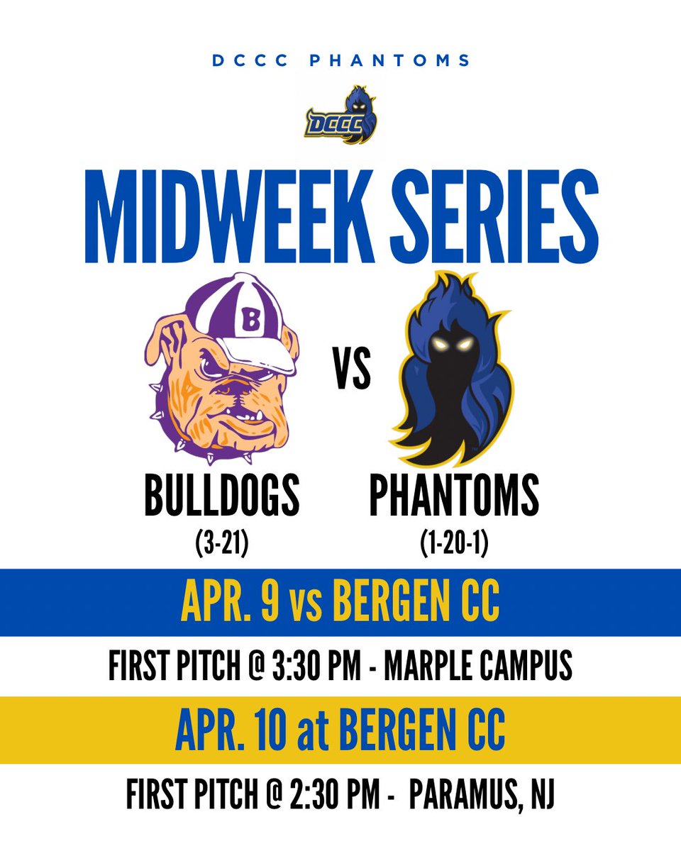 DCCC Phantoms Baseball tweet media